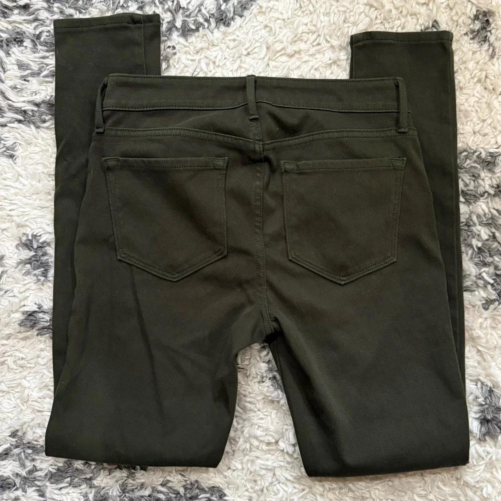 Old Navy Olive Green Super Skinny Rockstar Jeans - Picture 4 of 11